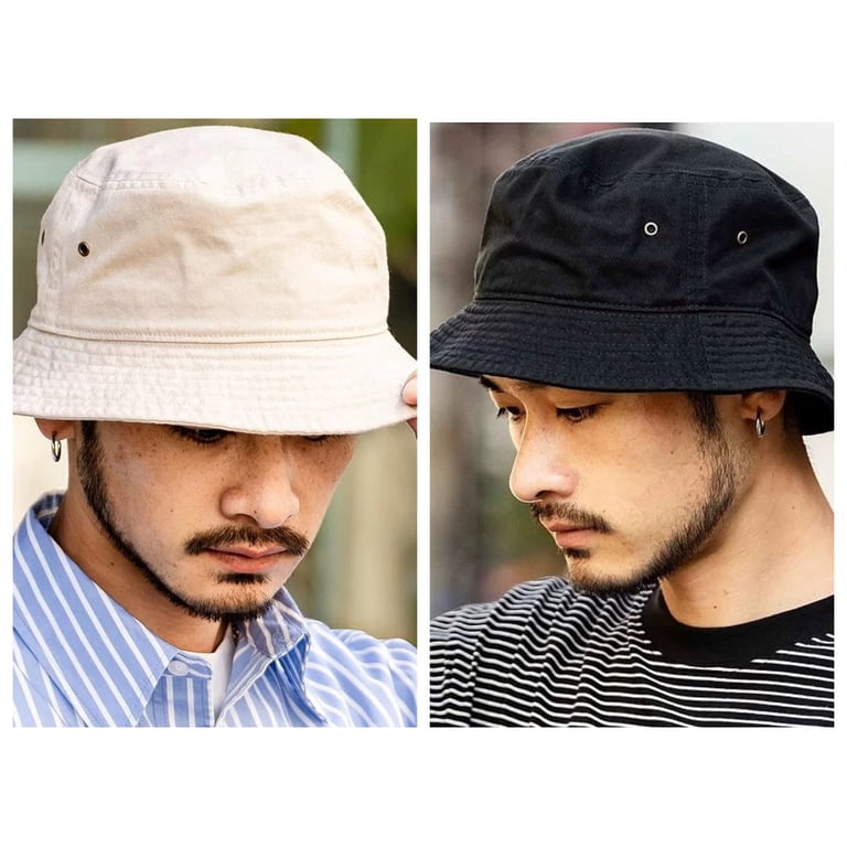NevEND 2-Pack 100% Cotton Foldable Bucket Hats photo 2