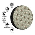 thumbnail image 4 of Naloa Bees And Chamomile PVC Leather Spare Tire Wheel Cover for Car Truck SUV Camper Trailer Universal Fit many size14 inch, 4 of 6