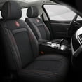 thumbnail image 4 of Maidao Car Seat Covers Full Set Leather for Cadillac for Escalade 1999-2000 5 Seats Water Resistant Front Rear Cushion Protector Black, 4 of 7