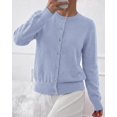 thumbnail image 3 of BTFBM Button Cardigan Sweaters for Women Fall Clothes Ribbed Knit Open Front Cardigan, Long Sleeve Sweater, Cozy Soft Stretchy Outerwear, Relaxed Fit, Trendy Winter Outfits, 3 of 8