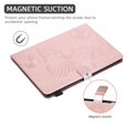 thumbnail image 4 of Galaxy Tab A7 SM-T500 T505 T507 10.4-inch Case,Dteck Smart Magnetic Butterfly Pattern Leather Case Card Holder Wallet Kickstand Hybrid Rubber Folio Cover for Samsung Galaxy Tab A7 10.4" 2020,Rosegold, 4 of 5