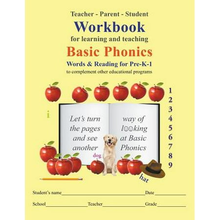 Basic Learning Series - Teacher-Parent-Student Workbook for Learning and Teaching Basic Phonics