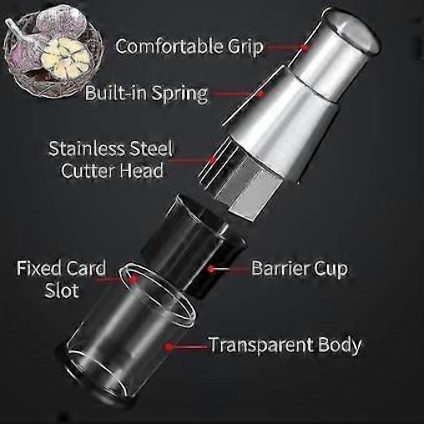 Onion Chopper Manual Hand Press Garlic Vegetable Food Cutter Processor