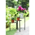 thumbnail image 2 of 24.41" Three Tier Heart Clover Round Plant Stand, 2 of 4