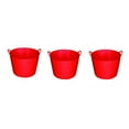 thumbnail image 1 of Little Giant 11 GA. Heavy Duty Farm Bucket Rubber Flex Tub w/Handles (3 Pack), 1 of 6