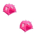 thumbnail image 3 of Billuyoard tienda de campaña para mascotas al aire libre cama plegable portátil cachorro perrera jaula impermeable pequeños perros medianos L/Rojo rosa 2Conjunto, 3 of 6