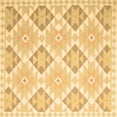 thumbnail image 1 of Ahgly Company Indoor Square Southwestern Brown Country Area Rugs, 8' Square, 1 of 4