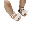 thumbnail image 7 of Gureui Toddler Infant Baby Girls Sandals, Casual Flower Patchwork Bandage Soft Sole Non-Slip Princess Flat Shoes, 7 of 7