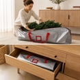 thumbnail image 6 of Qwtwty Large Capacity Christmas Tree Storage Bag, Heavy Duty Waterproof Storage Container with Reinforced Handles, Zippers and Wide Opening for Xmas Trees, 6 of 7