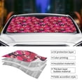 thumbnail image 4 of Kdxio Orchids Flowers Print Front Windshield Sun Shade,Folding Auto Sunshade for Car Truck SUV-Medium, 4 of 7