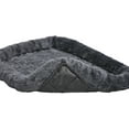 thumbnail image 4 of Midwest Homes For Pets / QuietTime Gray Fleece, Plush Bolstered Bed/ Fits 24-inch Crate/ Model-40224, 4 of 5