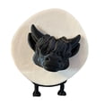 thumbnail image 1 of 3D Printed Cow Toilet Paper Holder Ranch Style Bathroom Cute Farm Theme Novelty Artifact Punch Design, 1 of 4