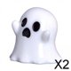 thumbnail image 1 of 2x Mini Figuras de Halloween, Minifiguras de Resina, Estatua, Adornos Bonitos de Dibujos Animados, Miniaturas de Halloween para Estantería Interior Y 2 piezas, 1 of 8