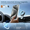 thumbnail image 2 of 360°Rotatable  Ring for iPhone 15 Pro Case Kickstand Compatible with MagSafe  Grade Shockproof Clear Case for iPhone 15 Pro,Clear, 2 of 17