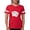 Red, variant on - Ace Hearts Flush T Shirt - Womens Football Shirt