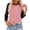 Pink-1, variant on Long Sleeve Tops for Womens Baseball Style Raglan Tshirts Casual Color Block Tees Workout Jersey Loose Fit Shirts