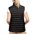 thumbnail image 2 of Sofra Women's Lightweight Quilted Puffer Vest L, Black, 2 of 2