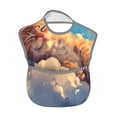 thumbnail image 2 of Kdxio Cloud Sleeping Cat Bibs For Babies, Baby Bibs for Eating, Toddler Bibs, Waterproof Bibs, Feeding Bibs, for Toddlers, Boys, Girls, 2 of 8