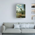 thumbnail image 2 of Trademark Fine Art Claude Monet Path through the Poppies Canvas Wall Art - 16x24, 2 of 5