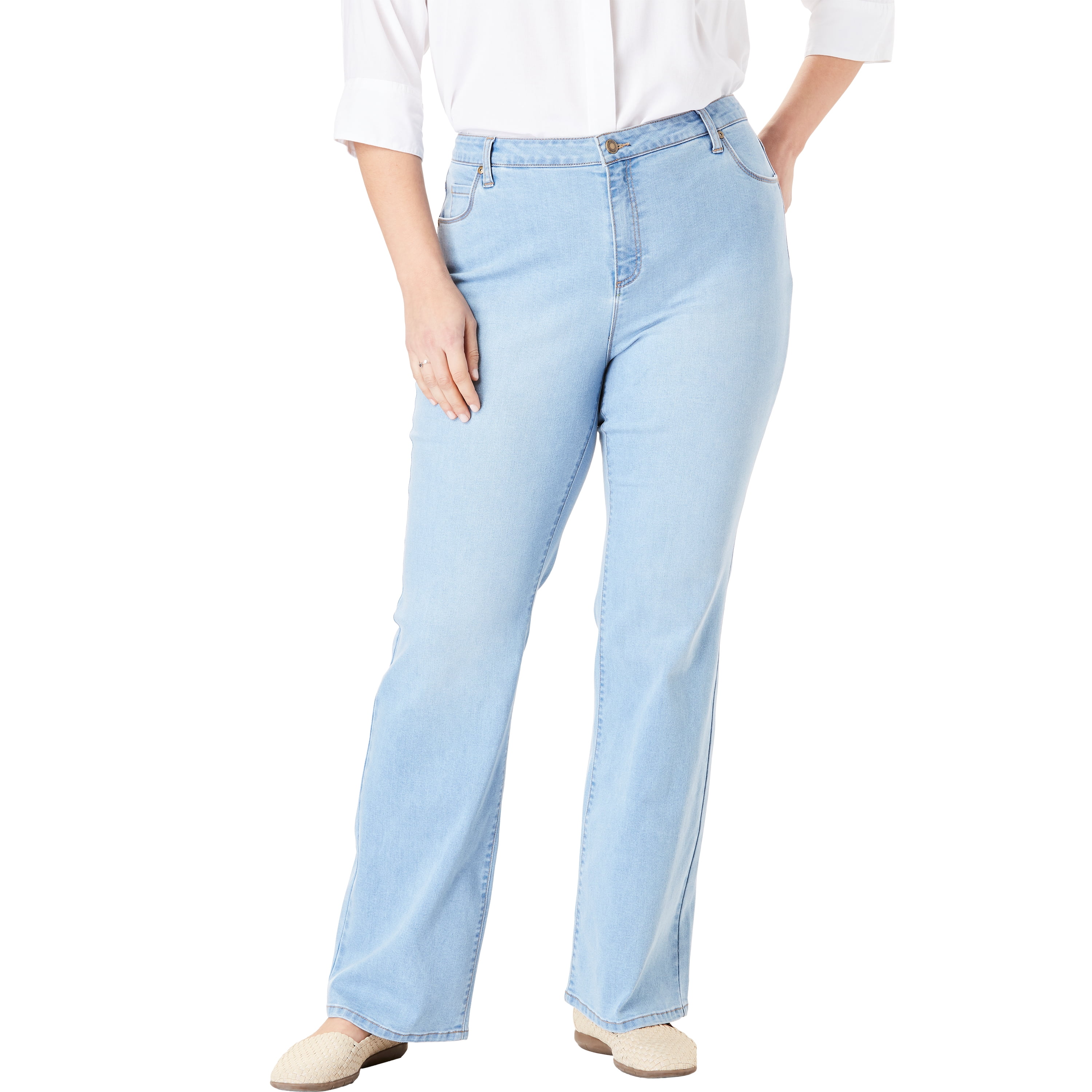 walmart plus size bootcut jeans