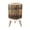 Color 1, variant on Small Trash Can with Lid Mid century fifties modern retro colors Part collection 1.8 Gallon Dog Proof Trash Can Round Garbage Can Waste Bin Wastebasket for Bathroom Bedroom Living Room