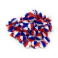 thumbnail image 2 of Funiverse Bulk 50 Pack Patriotic 3-Color Porcupine Ball Assortment - 1.25" Rubber Spike Ball, 2 of 4