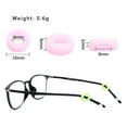 thumbnail image 2 of Adults Kids Soft Silicone Round Ear Locks Grips Hooks Anti-Slip Sports Glasses Accessories Temple Tip Eyeglasses Retain, 2 of 5