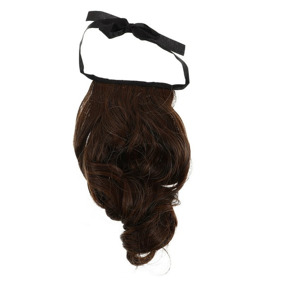 FOMIYES Curly Ponytail Extension 1Pack Light Brown High Temperature Fiber for Quick Styling