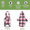 thumbnail image 6 of Sikiie Heart Plaid Dog Hoodie,Dog Clothes,Dog Sweatshirt ,Dog Shirt, Dog Clothes for Puppy Kitten Small Dogs Cats-Medium, 6 of 7