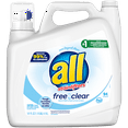 thumbnail image 6 of all Free Clear Liquid Laundry Detergent, 141 oz, 94 Loads, 6 of 8