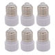 thumbnail image 1 of Adaptador de portalámparas E27 a GU10 (6 unidades), convertidor de portalámparas para el hogar (blanco), 1 of 6