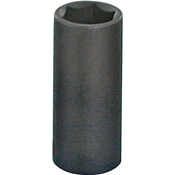 Vulcan MT6580212 Deep Impact Socket, 14 mm Socket, 1/2 in Drive, Deep Drive, 6-Point, Chrome Molybdenum Steel