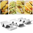 thumbnail image 6 of Taco Holder Stands Stainless Steel with Easy-Access Handle, Oven, Grill, and Dis, 6 of 10