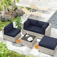 thumbnail image 6 of Kimunuk 9 Pcs Outdoor Patio Replacement Cushions,Waterproof Cushions for 4-Seat Outdoor Sectional Sofa Couch, Navy, 6 of 6