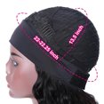 thumbnail image 4 of Peluca HUOGUO con diadema, pelo rizado, sin encaje en la parte delantera, para mujeres negras, 4 of 5