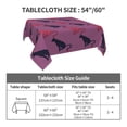 thumbnail image 7 of Wukai Leopard Print Waterproof Tablecloth for Kitchen Dining, Fits Square Tables for 2-4 Seats -54"x54", 7 of 7