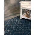 thumbnail image 2 of Furnish My Place Outdoor Collection Geometric Area Rug - 7 ft. 10 in. x 10 ft. Midnight Blue, Bohemian Rug for Living Room, Patio, Water Proof Carpet, 2 of 6