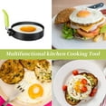 thumbnail image 7 of MSDADA Large 3.5 inch Round Egg Rings, Nonstick Stainless Steel Egg Ring with Anti-scald Handle for English Muffins Pancake Cooking Griddle - Breakfast Tool for Eggs Frying/Shaping(2Pack), 7 of 7