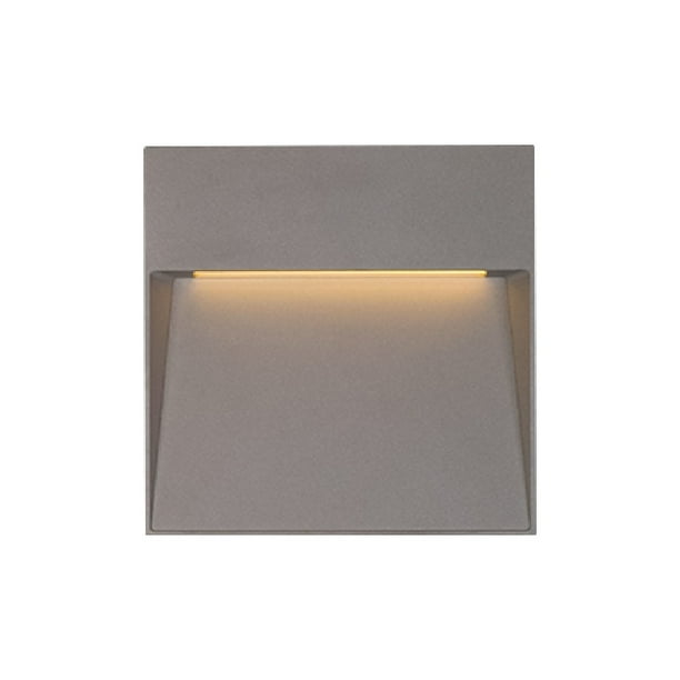 Luz de Cortesía LED para Exterior Sobreponer 8 W Luz Suave Cálida 3000 k A Prueba de Polvo y Salpicaduras de Agua