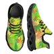 thumbnail image 1 of Zapatillas de plataforma con estampado 3D de hojas de marihuana para mujer, zapatos de malla transpirables con cordones, nuevo estilo, 1 of 6
