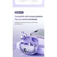 thumbnail image 5 of LAATIKUI Bluetooth headphones M111 ear-hanging Wireless LED Display Waterproof headphones White, 5 of 21