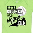 thumbnail image 4 of Inktastic Little Brother and Biggest Fan Baseball Family Fan Boys or Girls Baby Bodysuit, 4 of 5
