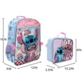 thumbnail image 2 of Lilo & Stitch With Angel 5-Piece 16” Backpack And Lunch Set For School & Travel, 2 of 7