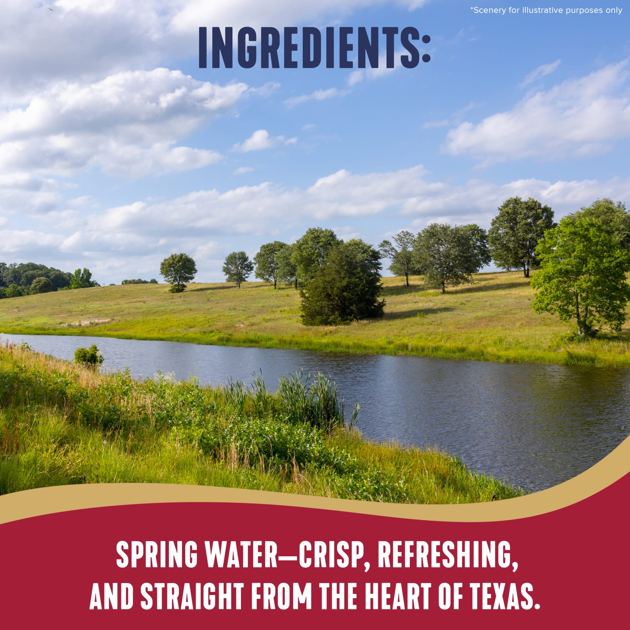 Ozarka Texas Spring Water, 2.5 Gal, Single Plastic Jug