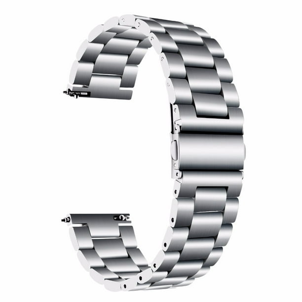 20/22mm Acier Inoxydable Montre Bracelet Universel pour Ticwatch/Moto 360 2ème 460/Samsung Engrenage S3/HUAWEI GT Bracelet en Métal