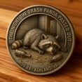 thumbnail image 4 of Challenge Coin under $5! Kadlawus Commemorative Metal Handicraft Gift, Playful Raccoon Challenge Coin Collectible, Metal Decoration for Desk, Unique Gift for Collectors, Funny Gag Gift for Adults, 4 of 6
