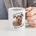 thumbnail image 4 of CafePress - I'm A Lover Mug - 11 oz Ceramic Mug - Novelty Coffee Tea Cup, 4 of 4