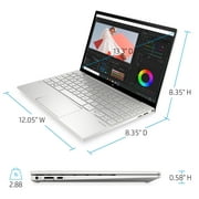 HP Envy 13 FHD, i5-1135G7, 8GB RAM, 256 GB SSD, Silver, Windows 10, 13-ba1047wm