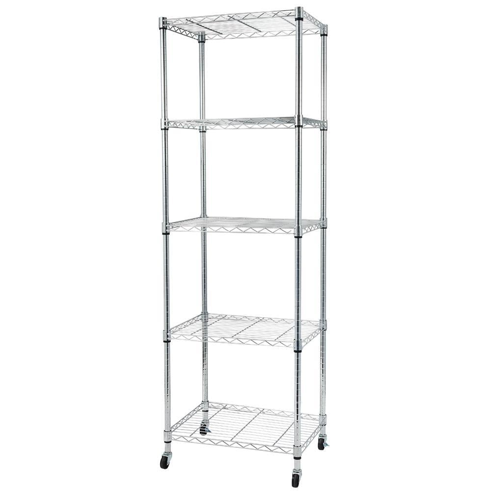 SalonMore 5Tier Adjustable Storage Shelf Wire Shelving Unit Free