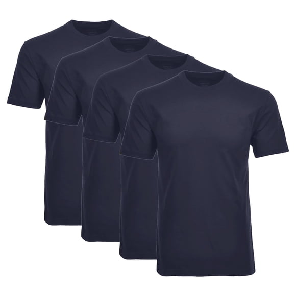 RAGMAN Camiseta para hombres, paquete de 2 - 1/2 manga, camiseta interior, cuello redondo Azul oscuro
8XL (8X-Large)